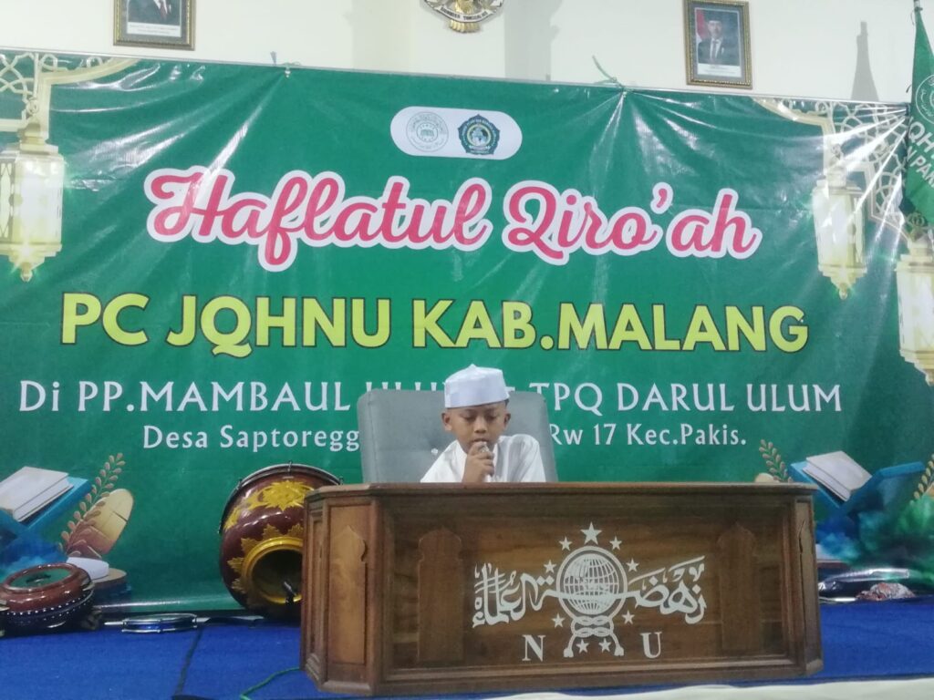 Qori’ Cilik MI Nurul Huda 1 Malang di Haflatul Qiroah Ramadhan